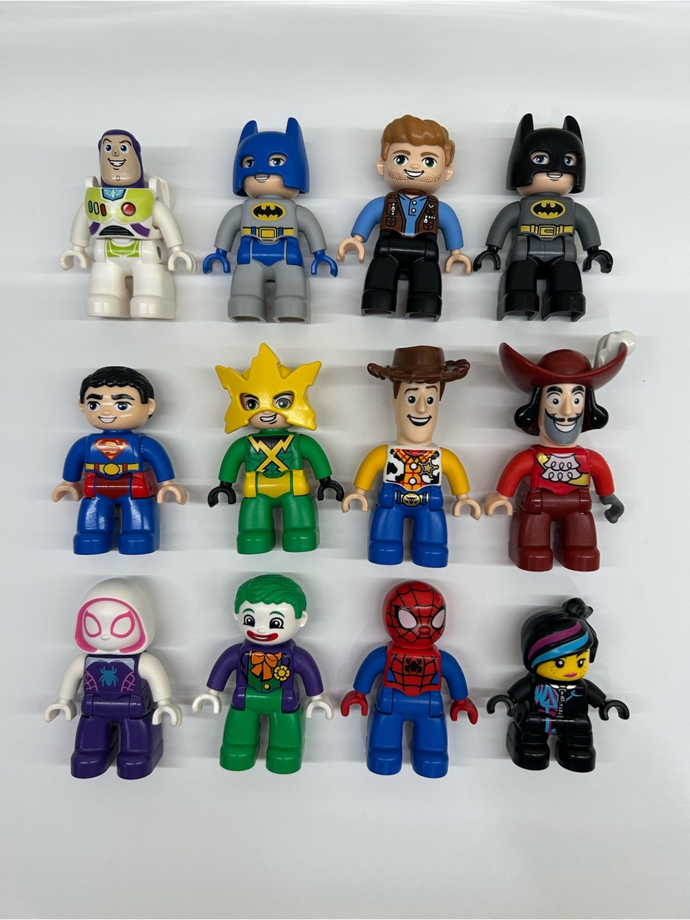 Lego Duplo People Set Of 12 (5-b9)